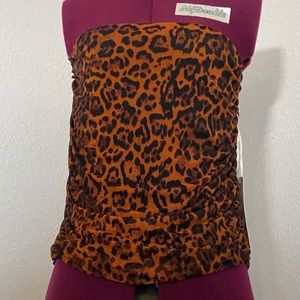 NEW cheetah print halter top